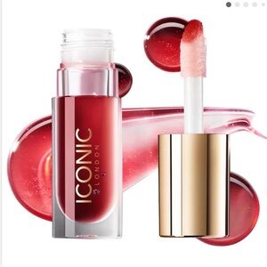 Duo- set- ICONIC London Lustre Lip Oil and Sculpting Lip Liner NWT